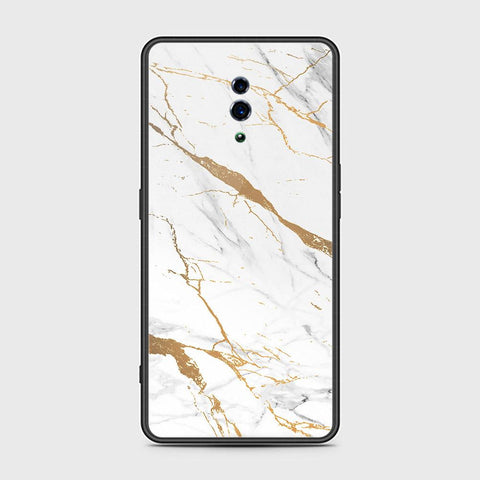 Oppo Reno Cover - Mystic Marble Series - HQ Ultra Shine Premium Infinity Glass Soft Silicon Borders Case