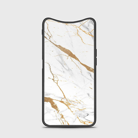 Oppo Find X Cover - Mystic Marble Series - HQ Ultra Shine Premium Infinity Glass Soft Silicon Borders Case