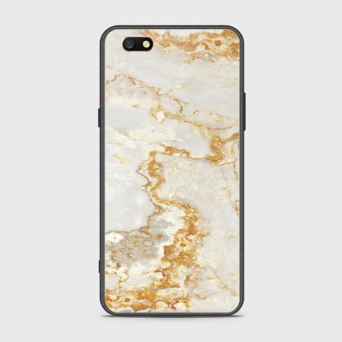 Oppo A77 Cover - Mystic Marble Series - HQ Ultra Shine Premium Infinity Glass Soft Silicon Borders Case