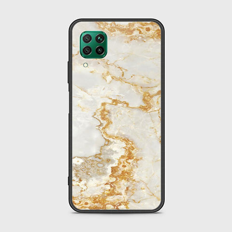 Huawei Nova 6 SE Cover - Mystic Marble Series - HQ Ultra Shine Premium Infinity Glass Soft Silicon Borders Case