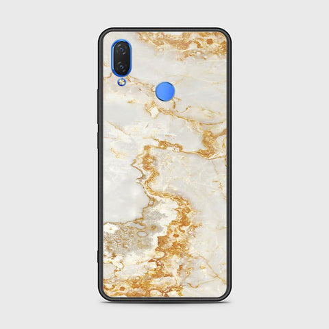 Huawei Y9 2019 Cover - Mystic Marble Series - HQ Ultra Shine Premium Infinity Glass Soft Silicon Borders Case