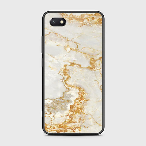 Huawei Y5 Prime 2018 Cover - Mystic Marble Series - HQ Ultra Shine Premium Infinity Glass Soft Silicon Borders Case