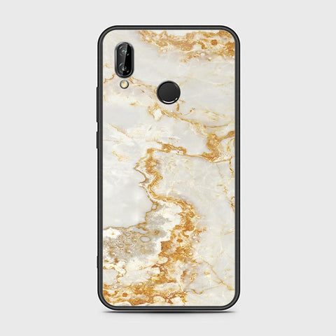 Huawei P20 Lite Cover - Mystic Marble Series - HQ Ultra Shine Premium Infinity Glass Soft Silicon Borders Case