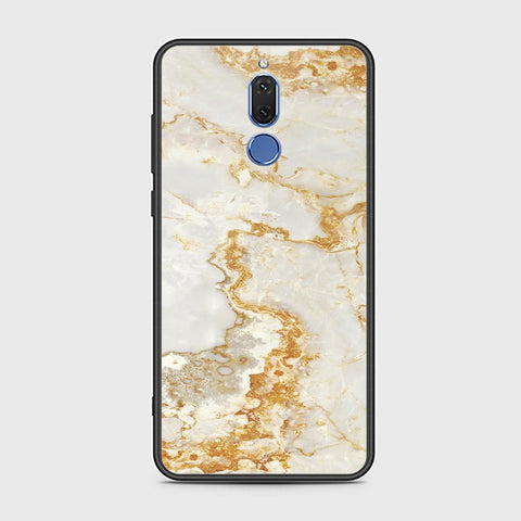 Huawei Mate 10 Lite Cover - Mystic Marble Series - HQ Ultra Shine Premium Infinity Glass Soft Silicon Borders Case