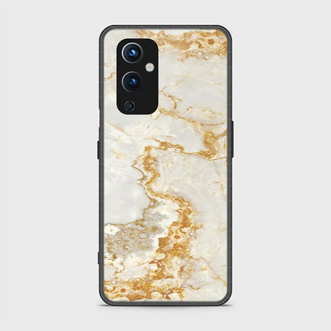 OnePlus 9 Cover - Mystic Marble Series - HQ Ultra Shine Premium Infinity Glass Soft Silicon Borders Case