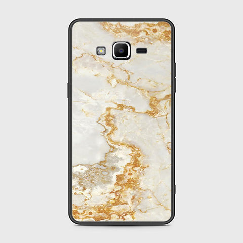 Samsung Galaxy Grand Prime Cover - Mystic Marble Series - HQ Ultra Shine Premium Infinity Glass Soft Silicon Borders Case