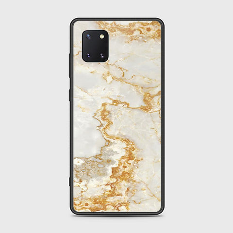 Samsung Galaxy Note 10 Lite Cover - Mystic Marble Series - HQ Ultra Shine Premium Infinity Glass Soft Silicon Borders Case