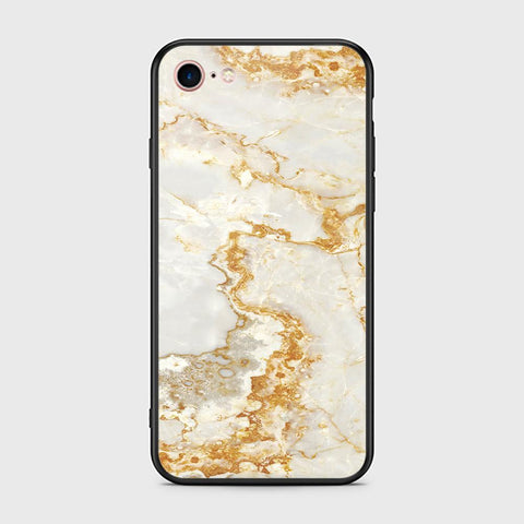 iPhone 8 / 7 Cover - Mystic Marble Series - HQ Ultra Shine Premium Infinity Glass Soft Silicon Borders Case