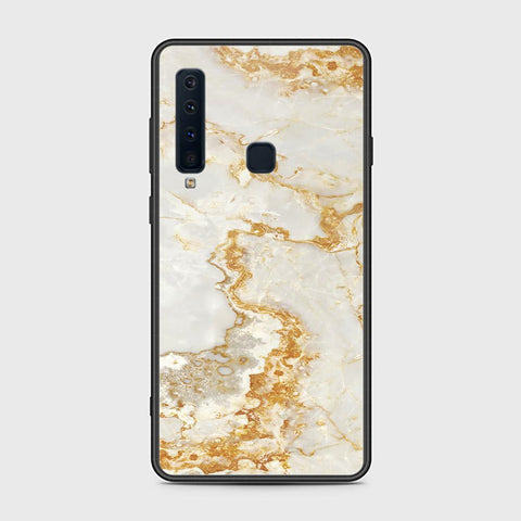 Samsung Galaxy A9 2018 Cover - Mystic Marble Series - HQ Ultra Shine Premium Infinity Glass Soft Silicon Borders Case