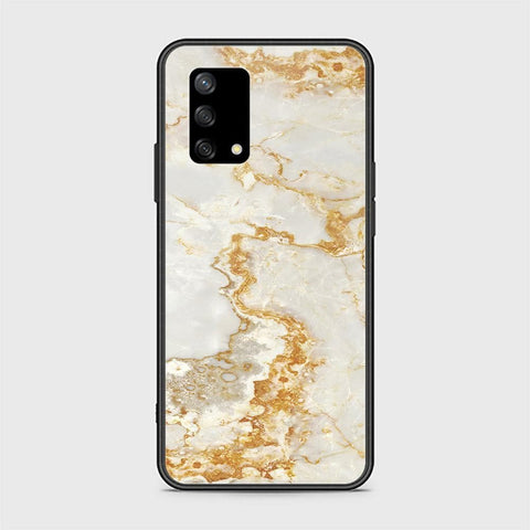 Oppo A95 4G Cover - Mystic Marble Series - HQ Ultra Shine Premium Infinity Glass Soft Silicon Borders Case