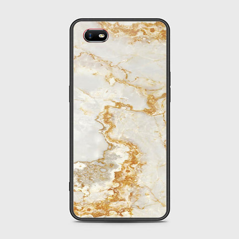 Oppo A1k Cover - Mystic Marble Series - HQ Ultra Shine Premium Infinity Glass Soft Silicon Borders Case