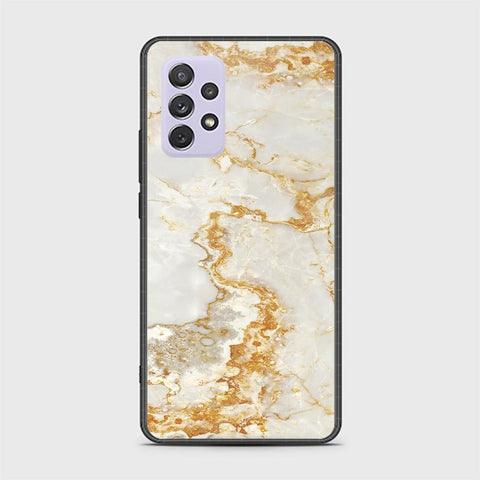 Samsung Galaxy A72 Cover - Mystic Marble Series - HQ Ultra Shine Premium Infinity Glass Soft Silicon Borders Case