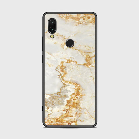 Xiaomi Redmi 7 Cover - Mystic Marble Series - HQ Ultra Shine Premium Infinity Glass Soft Silicon Borders Case