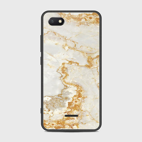 Xiaomi Redmi 6A Cover - Mystic Marble Series - HQ Ultra Shine Premium Infinity Glass Soft Silicon Borders Case