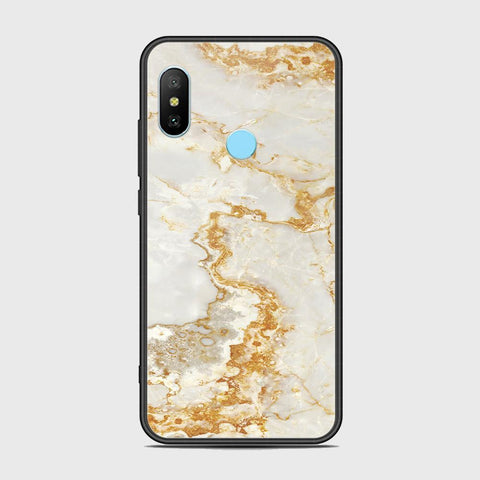 Xiaomi Redmi Note 6 Pro Cover - Mystic Marble Series - HQ Ultra Shine Premium Infinity Glass Soft Silicon Borders Case