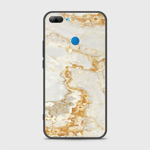 Huawei Honor 9 Lite Cover - Mystic Marble Series - HQ Ultra Shine Premium Infinity Glass Soft Silicon Borders Case