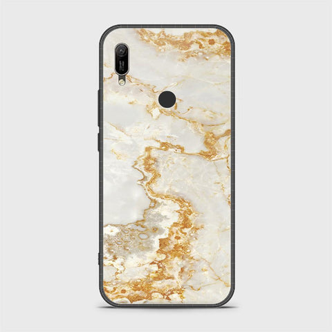 Huawei Y6 2019 / Y6 Prime 2019 Cover - Mystic Marble Series - HQ Ultra Shine Premium Infinity Glass Soft Silicon Borders Case