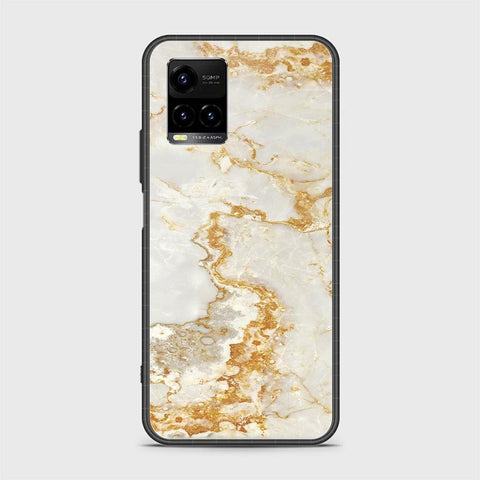 Vivo Y21a Cover - Mystic Marble Series - HQ Ultra Shine Premium Infinity Glass Soft Silicon Borders Case