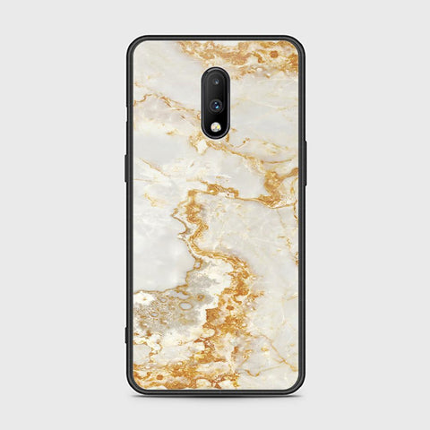 OnePlus 7 Cover - Mystic Marble Series - HQ Ultra Shine Premium Infinity Glass Soft Silicon Borders Case