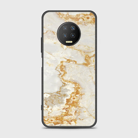 Infinix Note 7 Cover- Mystic Marble Series - HQ Ultra Shine Premium Infinity Glass Soft Silicon Borders Case