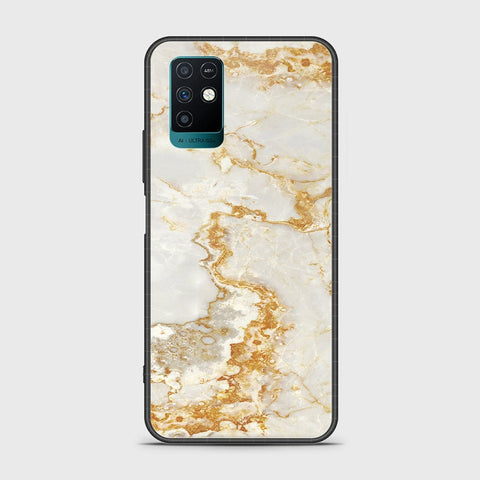 Infinix Note 10 Cover- Mystic Marble Series - HQ Ultra Shine Premium Infinity Glass Soft Silicon Borders Case