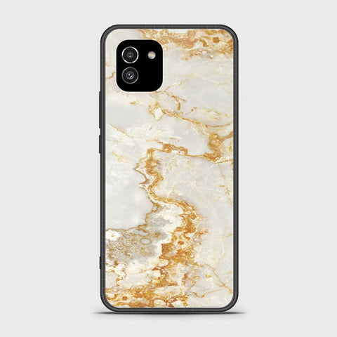 Samsung Galaxy A03 Cover- Mystic Marble Series - HQ Ultra Shine Premium Infinity Glass Soft Silicon Borders Case