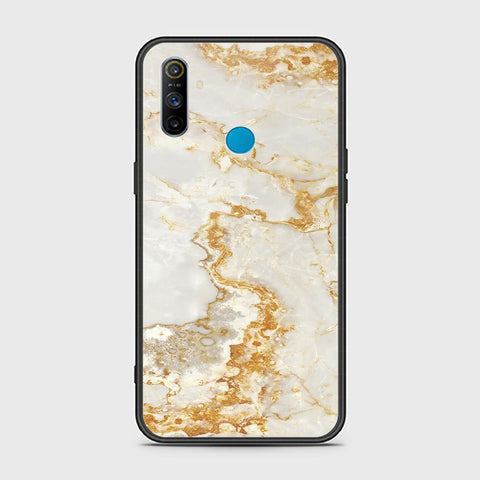 Realme C3 Cover - Mystic Marble Series - HQ Ultra Shine Premium Infinity Glass Soft Silicon Borders Case