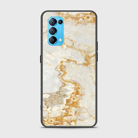 Oppo Reno 5 4G Cover - Mystic Marble Series - HQ Ultra Shine Premium Infinity Glass Soft Silicon Borders Case