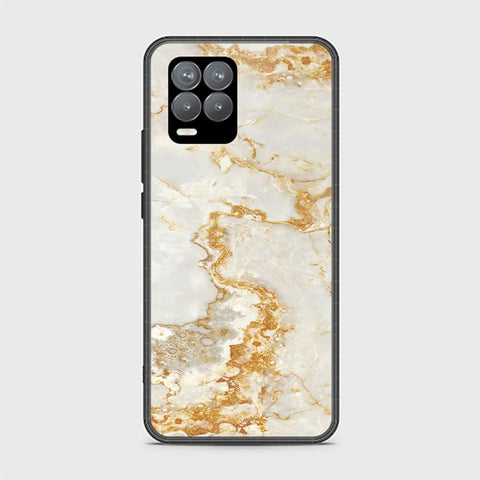 Realme 8 Cover - Mystic Marble Series - HQ Ultra Shine Premium Infinity Glass Soft Silicon Borders Case