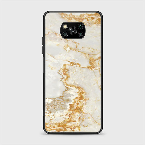 Xiaomi Poco X3 Pro Cover - Mystic Marble Series - HQ Ultra Shine Premium Infinity Glass Soft Silicon Borders Case