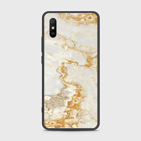 Xiaomi Redmi 9i Cover - Mystic Marble Series - HQ Ultra Shine Premium Infinity Glass Soft Silicon Borders Case