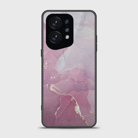 Oppo Find X5 Cover - Mystic Marble Series - HQ Ultra Shine Premium Infinity Glass Soft Silicon Borders Case