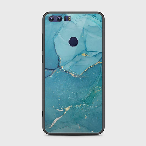 Huawei Honor 8 Cover - Mystic Marble Series - HQ Ultra Shine Premium Infinity Glass Soft Silicon Borders Case