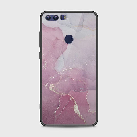 Huawei Honor 8 Cover - Mystic Marble Series - HQ Ultra Shine Premium Infinity Glass Soft Silicon Borders Case