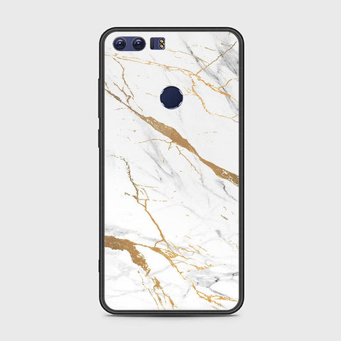 Huawei Honor 8 Cover - Mystic Marble Series - HQ Ultra Shine Premium Infinity Glass Soft Silicon Borders Case
