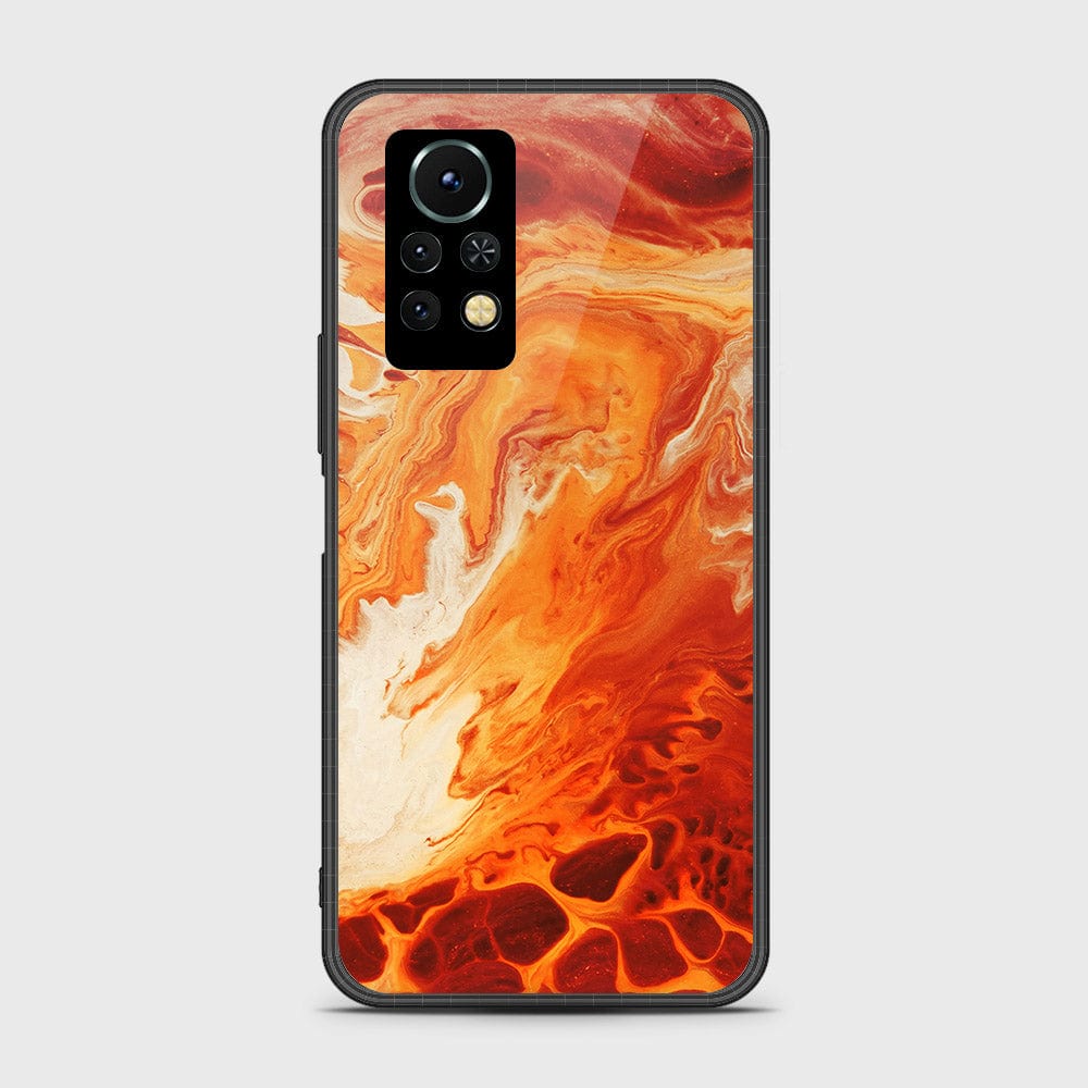 Infinix Note 11 Pro Cover- Mystic Marble Series - HQ Ultra Shine Premium Infinity Glass Soft Silicon Borders Case