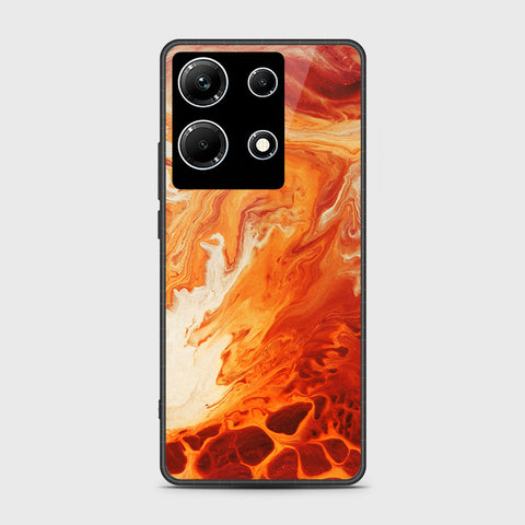 Infinix Note 30 Cover- Mystic Marble Series - HQ Ultra Shine Premium Infinity Glass Soft Silicon Borders Case