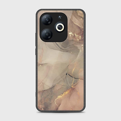 Infinix Hot 40i Cover- Mystic Marble Series - HQ Ultra Shine Premium Infinity Glass Soft Silicon Borders Case