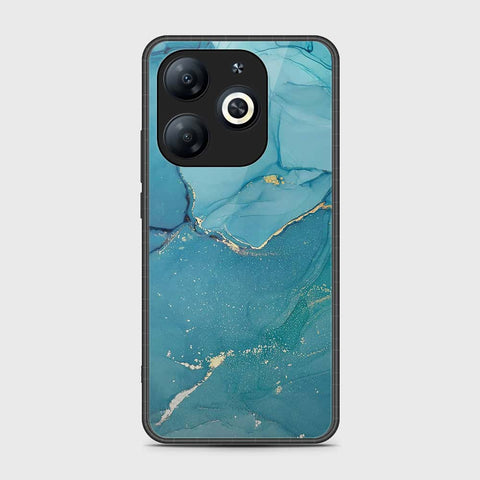 Tecno Pop 8 Cover- Mystic Marble Series - HQ Ultra Shine Premium Infinity Glass Soft Silicon Borders Case