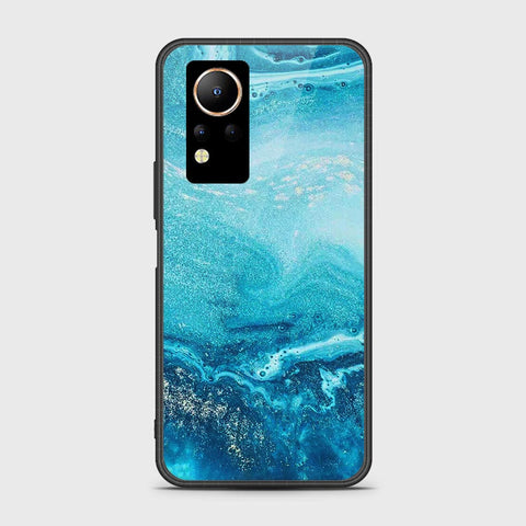 Infinix Note 12 Cover- Mystic Marble Series - HQ Ultra Shine Premium Infinity Glass Soft Silicon Borders Case