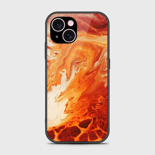 iPhone 15 Cover- Mystic Marble Series - HQ Ultra Shine Premium Infinity Glass Soft Silicon Borders Case