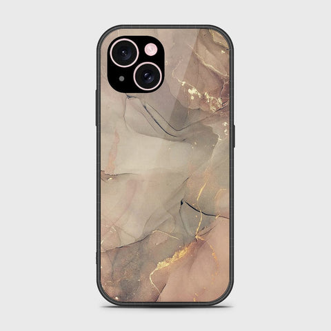 iPhone 15 Cover- Mystic Marble Series - HQ Ultra Shine Premium Infinity Glass Soft Silicon Borders Case