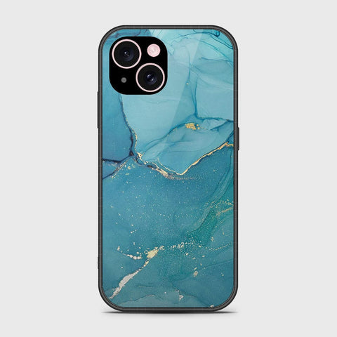 iPhone 15 Cover- Mystic Marble Series - HQ Ultra Shine Premium Infinity Glass Soft Silicon Borders Case