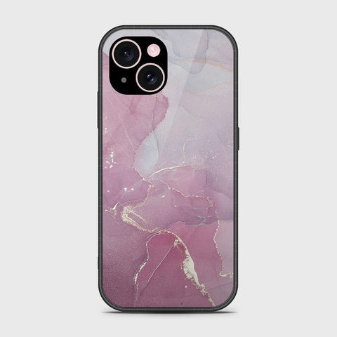 iPhone 15 Cover- Mystic Marble Series - HQ Ultra Shine Premium Infinity Glass Soft Silicon Borders Case