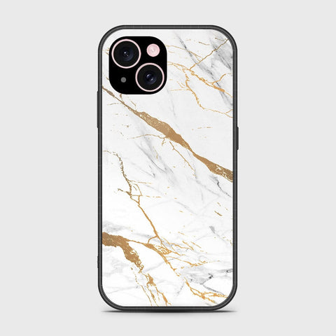 iPhone 15 Cover- Mystic Marble Series - HQ Ultra Shine Premium Infinity Glass Soft Silicon Borders Case