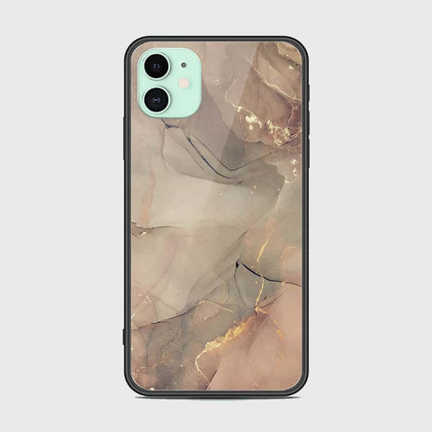 iPhone 11 Cover - Mystic Marble Series - HQ Ultra Shine Premium Infinity Glass Soft Silicon Borders Case