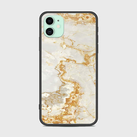 iPhone 11 Cover - Mystic Marble Series - HQ Ultra Shine Premium Infinity Glass Soft Silicon Borders Case