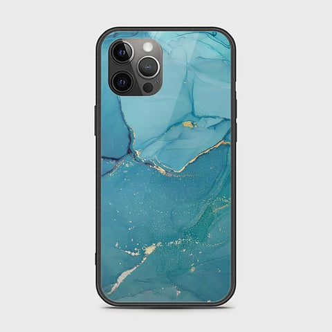 iPhone 12 Pro Max Cover - Mystic Marble Series - HQ Ultra Shine Premium Infinity Glass Soft Silicon Borders Case