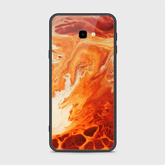 Samsung Galaxy J4 Plus Cover- Mystic Marble Series - HQ Ultra Shine Premium Infinity Glass Soft Silicon Borders Case