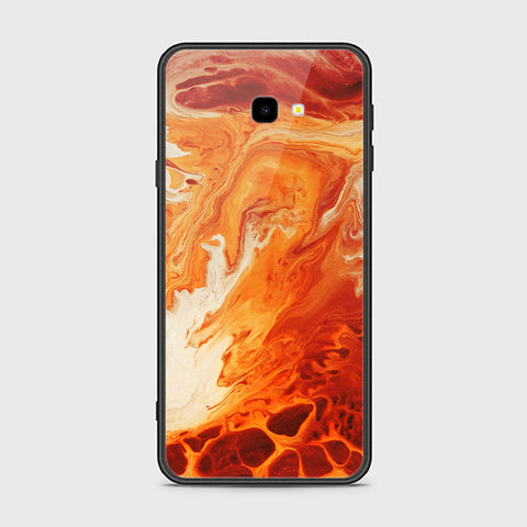 Samsung Galaxy J4 Plus Cover- Mystic Marble Series - HQ Ultra Shine Premium Infinity Glass Soft Silicon Borders Case